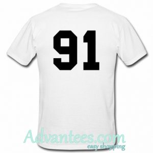 91 t shirt back