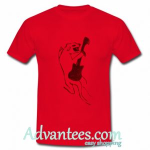 Dog With Guitar T Shirt