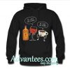 Fireball she loves me more wine and coffee hoodie