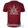 Huf Triple Triangle t shirt back