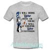 I Will Drink Miller Lite Here Or There Shirt