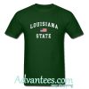 Louisiana State Green Forest T shirt