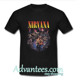 Nirvana Live Concert Photo t shirt