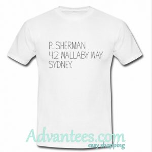 P Sherman 42 Wallaby Way Sidney T shirt