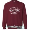 Property Of New York University Sweatshirt