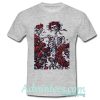 Skeleton and roses Grateful Dead t shirt