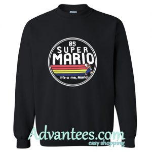Super Mario 85 it's a me mario sweatshirt