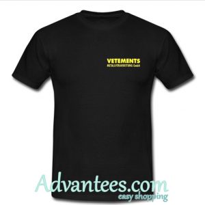 Vetements Metallverarbeitung t shirt