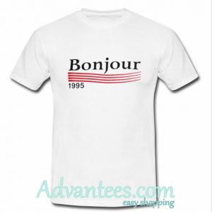 bonjour 1995 t shirt