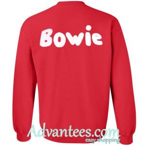 bowie sweatshirt back