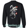 fish japanese sweatshirt back