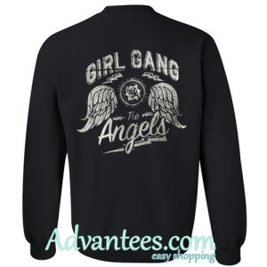 girl gang engels sweatshirt back