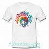 good vibes only bob ross t shirt