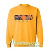 hawaii yellow sweatshirt