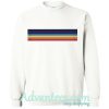 line rainbow sweatshirt