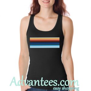 line rainbow tanktop