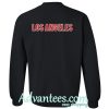 los angeles sweatshirt back