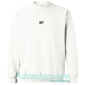 off sweatshirt