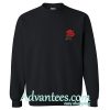 red rose sweatshirt