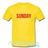 sunday t shirt