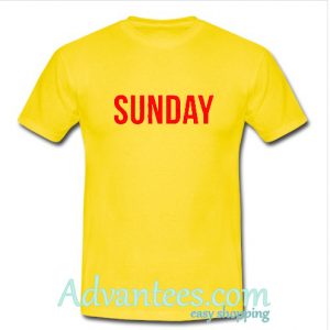 sunday t shirt