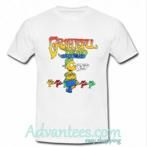 Grateful Dead Bart Simpson t shirt