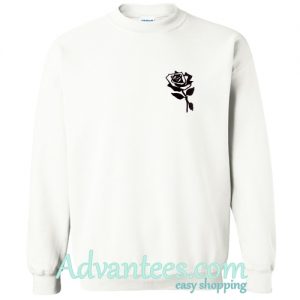 black rose sweatshirt