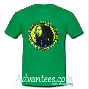 bob marley kingston jamaica 1945 t shirt