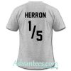 herron t shirt back