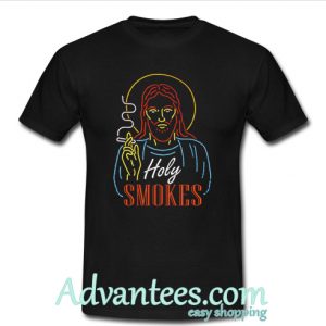 jesus holy smokes t shirt