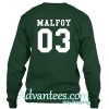 malfoy sweatshirt back