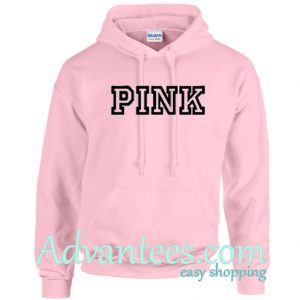 pink hoodie