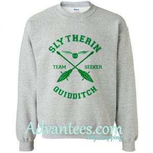 slytherin team steker quidditch sweatshirt