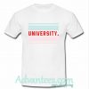 university t shirt