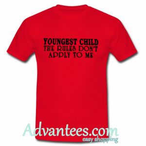 youngest child t shirt