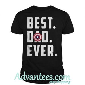 America Captain best dad ever shirt