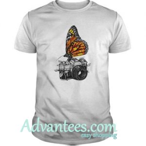 Butterfly And Camera Shirt