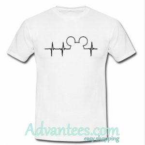 Mickey Mouse Heartbeat T shirt