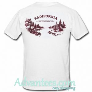 Sadifornia T-Shirt back