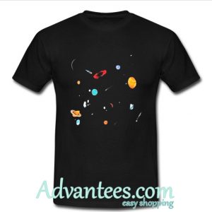 Space Planet Galaxy t shirt