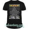 To the Vietnam Veteran thank you welcome home shirt