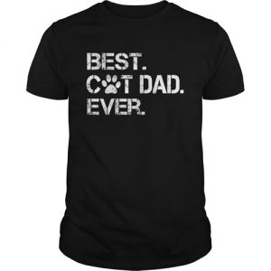 best cat dad ever t shirt