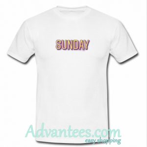 sunday t shirt