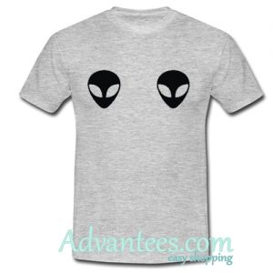 Alien Boobs t shirt