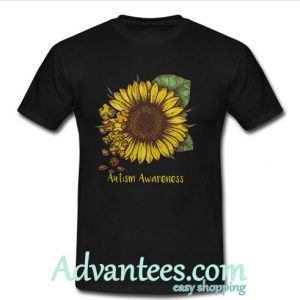 Autism awareness sunflower shirt