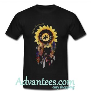 Autism awareness sunflower t shirt