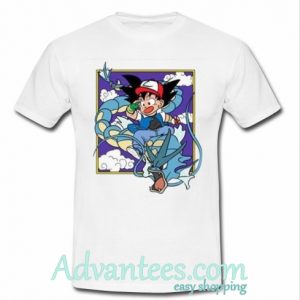 Dragon Ball Pokemon T shirt