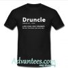 Druncle definition meaning t shirt