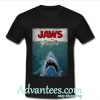 Jaws Lined Poster t-shirt