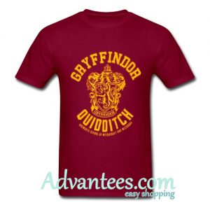 Men's Harry Potter Gryffindor Quidditch Team T-Shirt